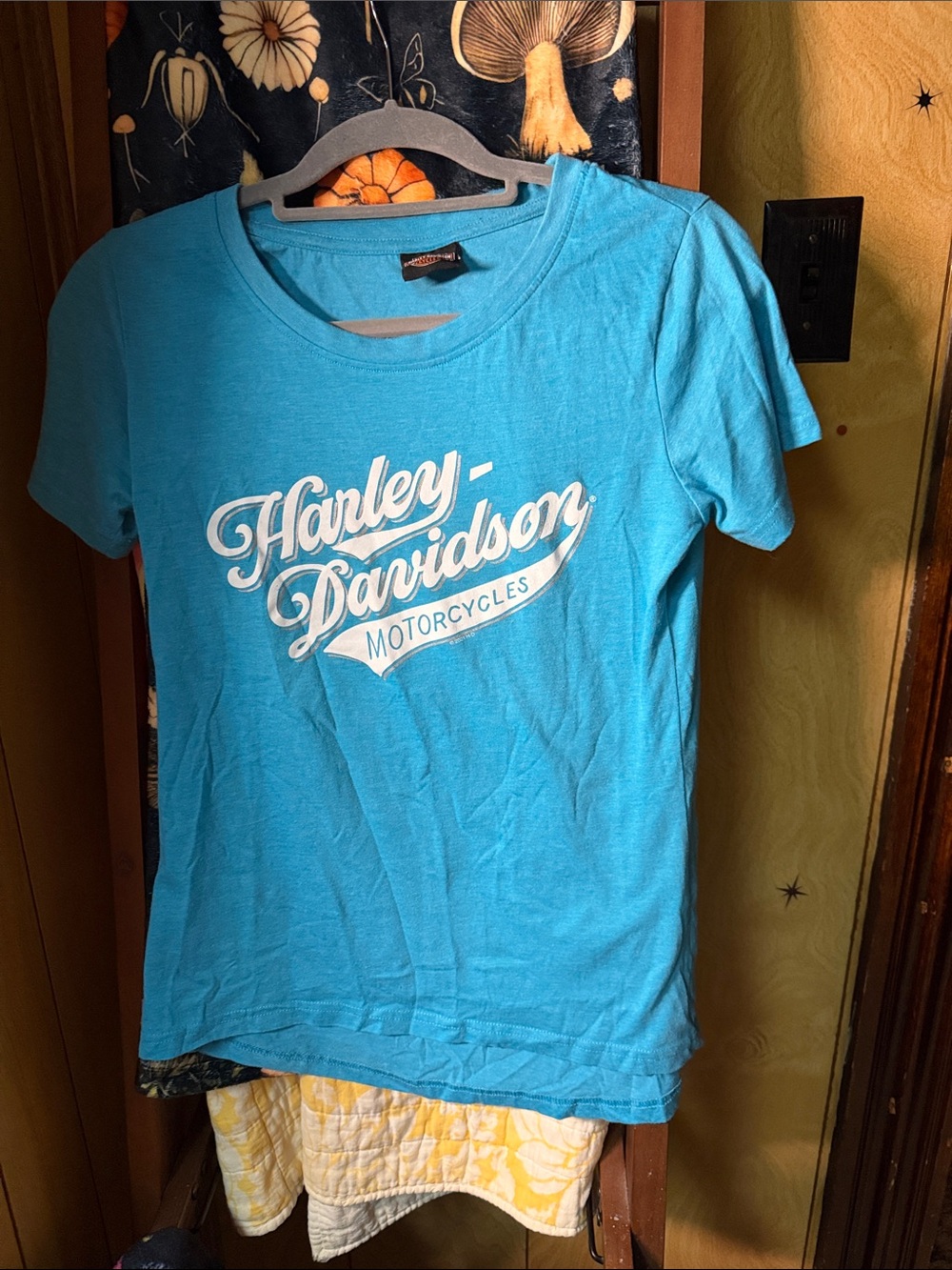 Harley-Davidson Bright Turquoise Logo Tee SM